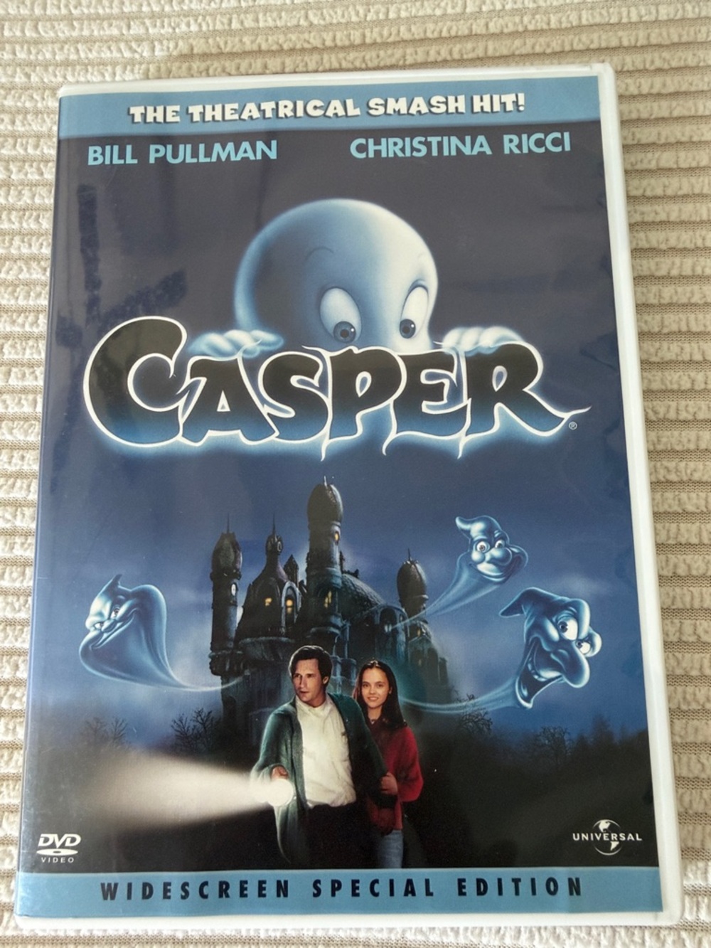 Universal Casper DVD - Blue Ghost Cover